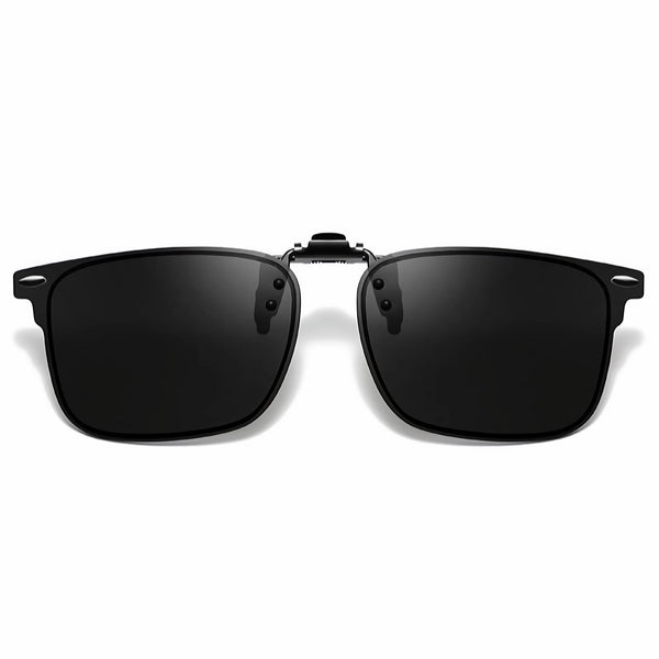 Kelly Retangle Clip-On Sunglasses