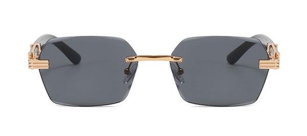 Ruby Rimless Rectangle Sunglasses