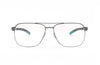 Screwless metal eyeglasses GJ110