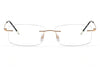Titanium Super light Rimless eyeglasses GJ123