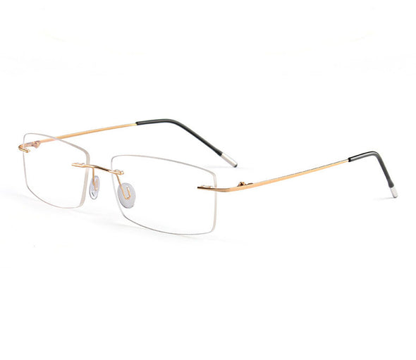 Titanium Super light Rimless eyeglasses GJ123