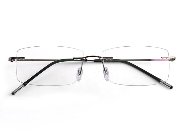 Titanium Super light Rimless eyeglasses GJ123