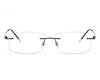 Titanium Super light Rimless eyeglasses GJ123