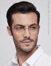 Titanium Super light Rimless eyeglasses GJ123