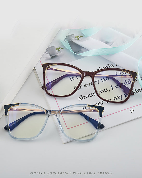 Big frame Cat Eye eyeglasses GJ126