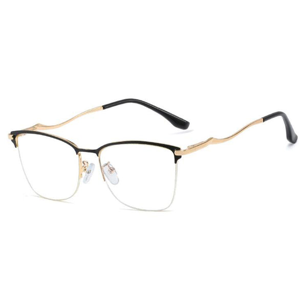 Retro Half Rim eyeglasses GJ127