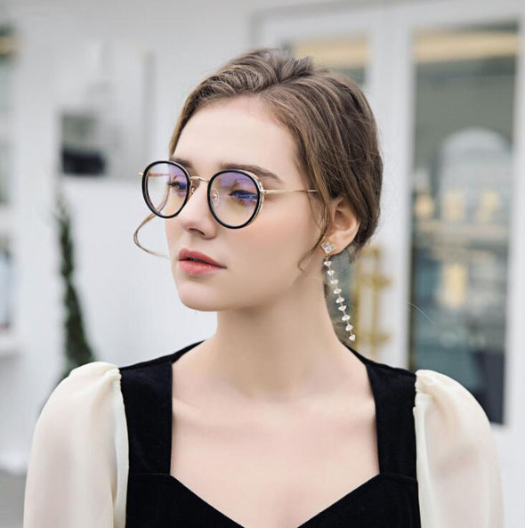 Retro round eyeglasses GJ130
