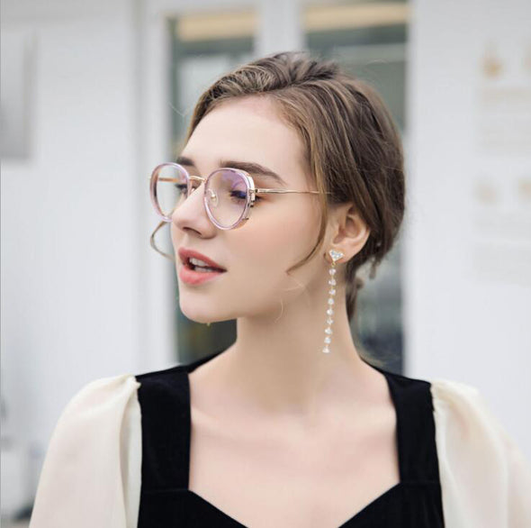Retro round eyeglasses GJ130