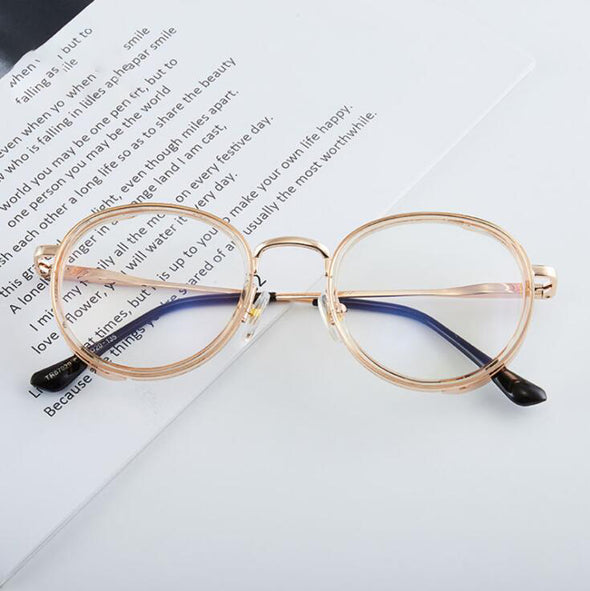 Retro round eyeglasses GJ130